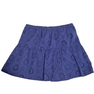 Celebrity Pink Eyelet Skirt Blue Juniors Size Medium